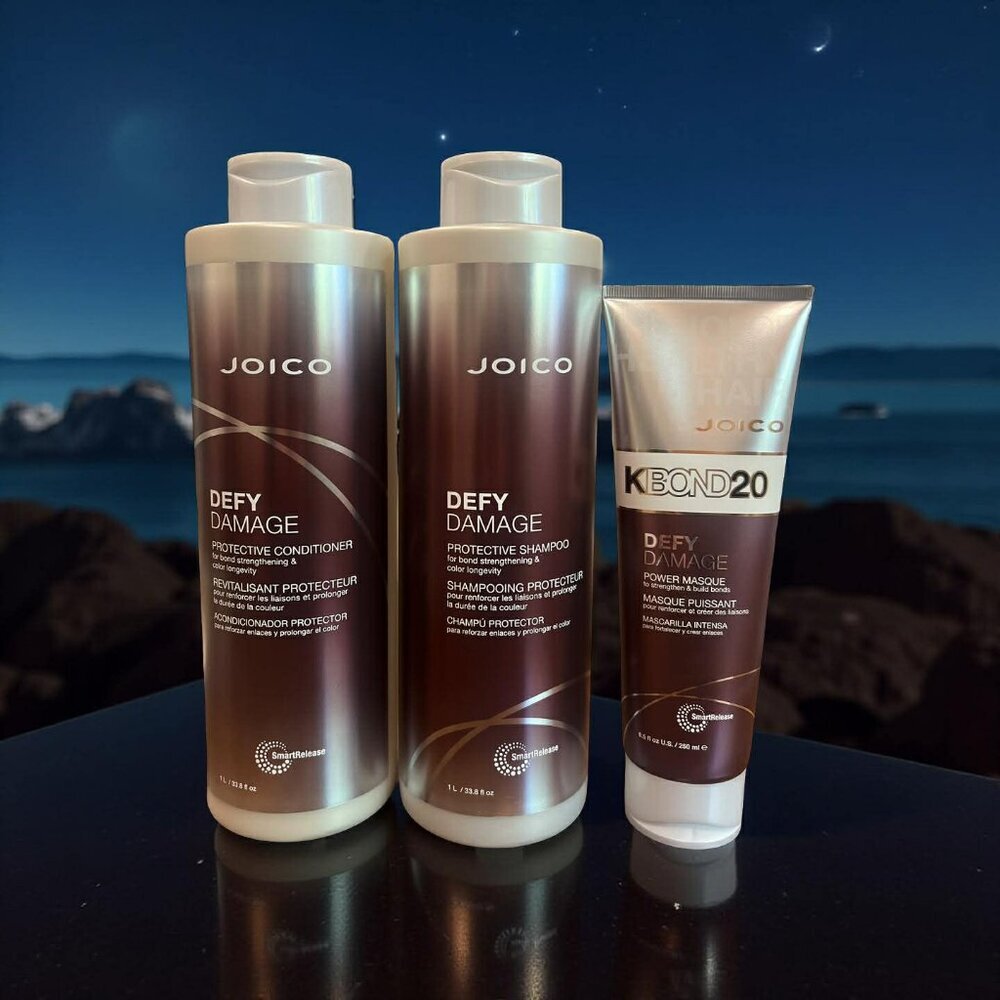 Joico Let Your Strength Shine Defy Damage Shampoo Conditioner 33.8 oz Masque
